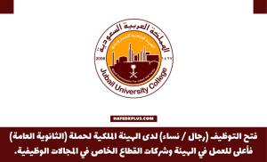الهيئة الملكية تعلن وظائف إدارية وصحية وفنية برواتب تصل 8500 ريال