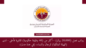 وظائف الهيئة الملكية (رجال ونساء) لكافة المؤهلات برواتب تصل 26,500 ريال